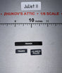 1/6 Scale Modern Era Los Angeles Police Name Tape and Patch Set