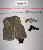 1/6 Scale Modern Era Aviator Pilot Flight Vest - GI Joe