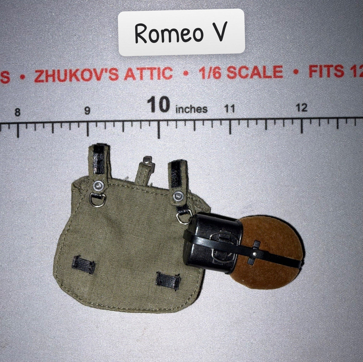 1/6 Scale WWII German Bread Bag - Dragon