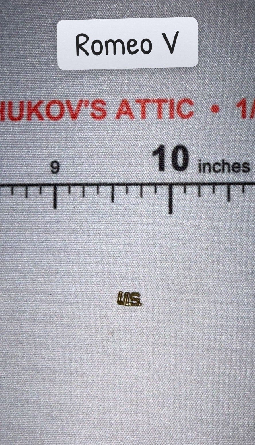 1/6 Scale WWII US Army Collar Insignia - DID