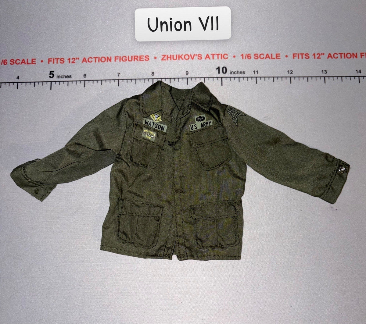 1/6 Scale Vietnam Era US Army Jungle Tunic - Ultimate Soldier