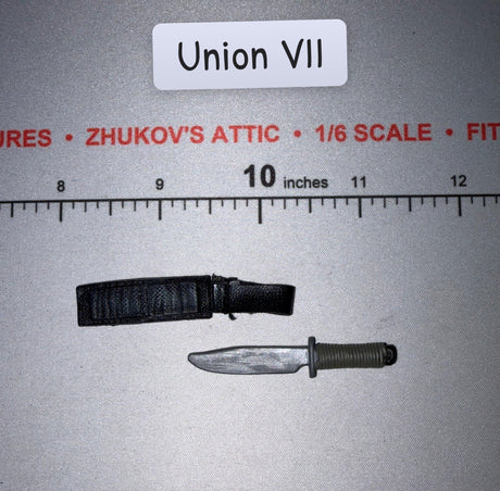 1/6 Scale Modern Era Combat Knife with Sheath - Ultimate Soldier