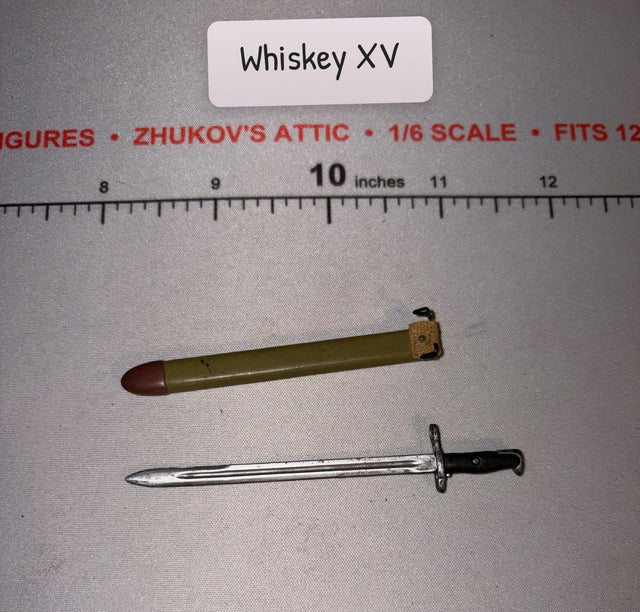 1/6 Scale World War One US Bayonet with Scabbard - Sideshow