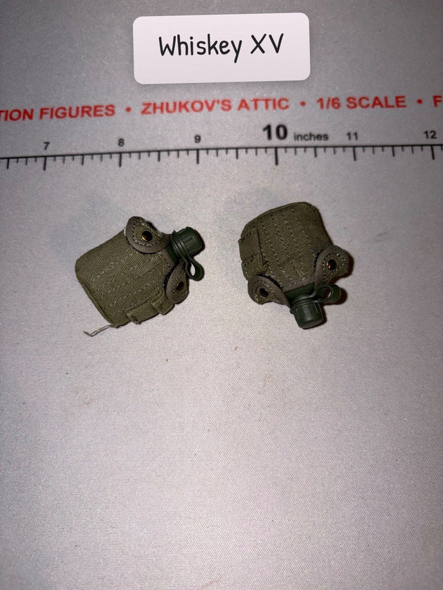 1/6 Scale Vietnam US Canteen with Cover Lot