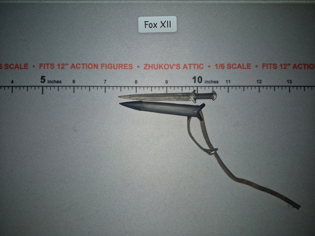 1/6 Scale Medieval Fantasy Short Sword and Scabbard