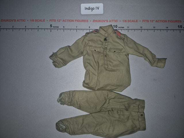 1/6 Scale WWII Russian Soviet Soldier Tunic and Trousers Set