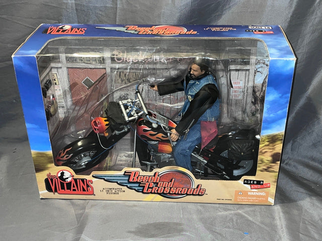 1/6 Scale Ultimate Soldier Modern Civilian Chopper Motorcycle with Biker Figure Set - The Villains Beech and Crossroads
