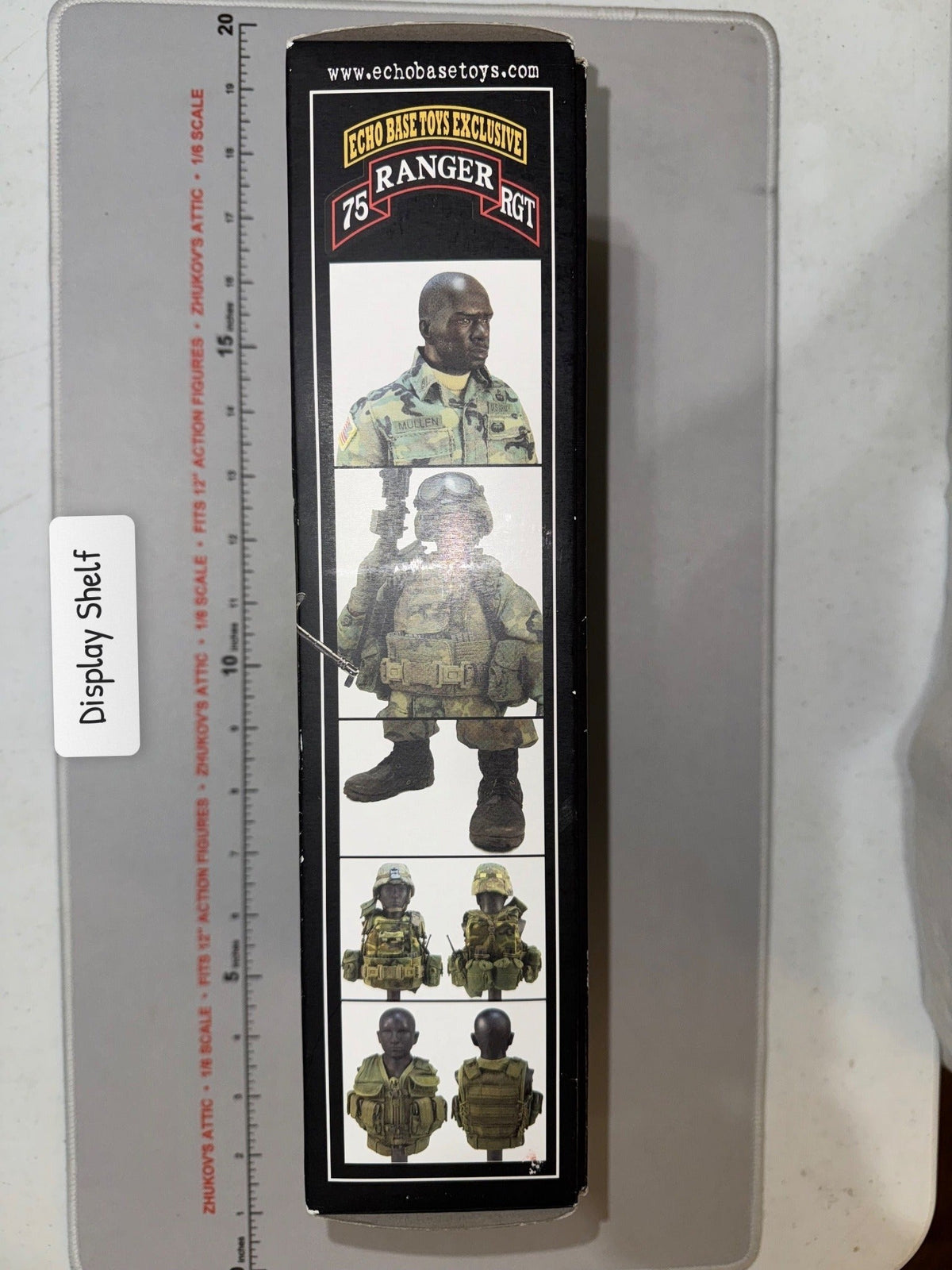 1/6 Scale BOX ONLY - Modern 1990s 75th Ranger Howard Mad Max Mullen Jr - BOX ONLY