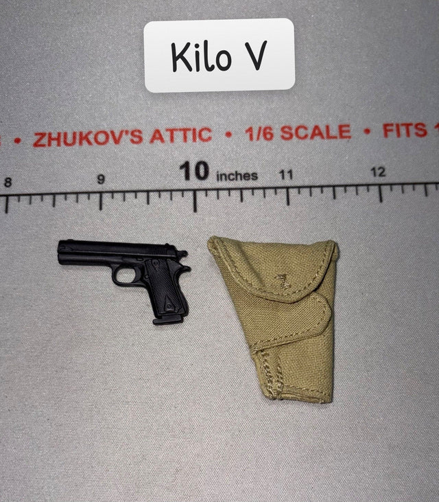 1/6 Scale WWII British M1911 Pistol and Holster Set - GI Joe