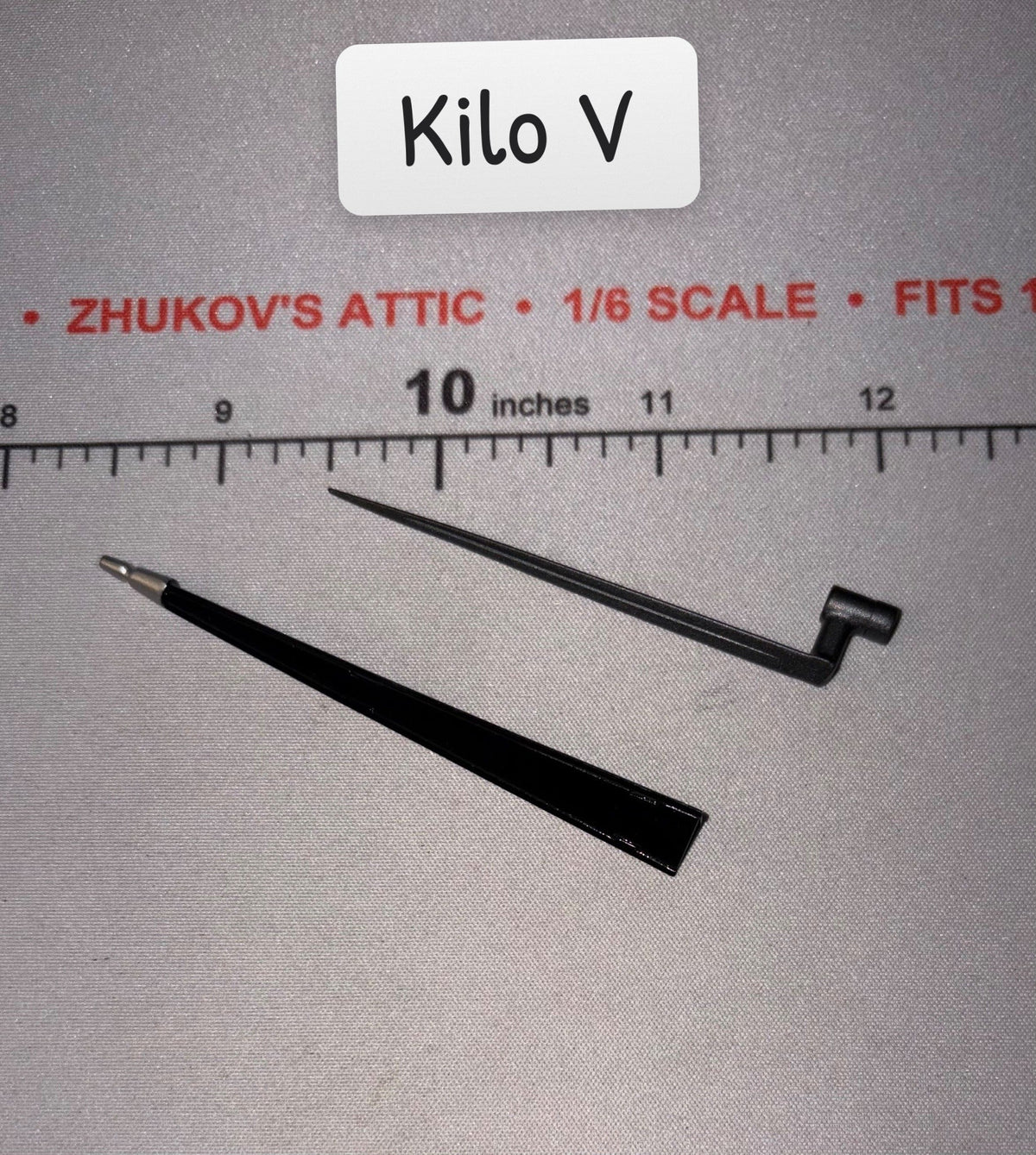 1/6 Scale Civil War Napoleonic Rifle Bayonet and Scabbard Set