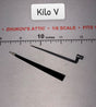 1/6 Scale Civil War Napoleonic Rifle Bayonet and Scabbard Set