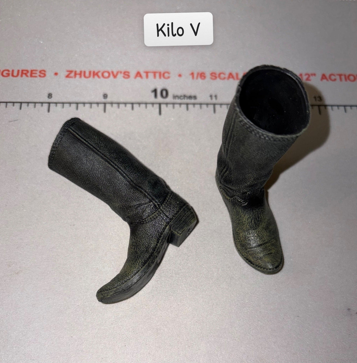 1/6 Scale Western Era Cowboy Boots