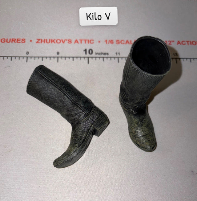 1/6 Scale Western Era Cowboy Boots