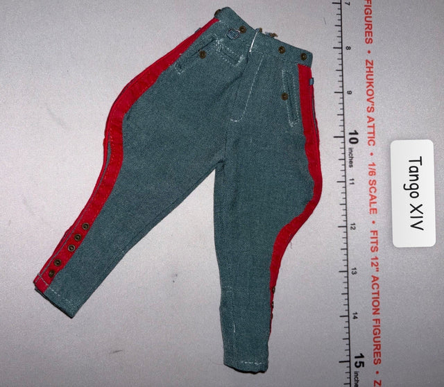1/6 Scale WWII German Officer Riding Breeches with Red Stripe