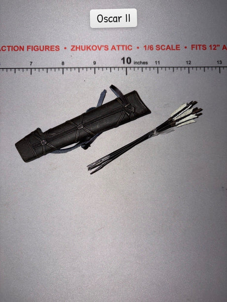 1/6 Scale Medieval Arrows and Quiver Set