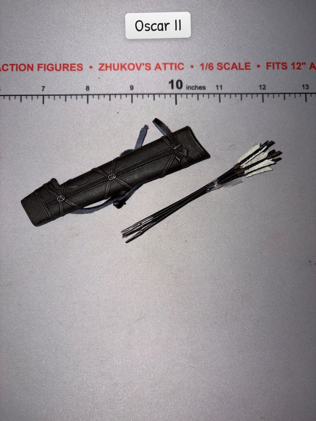 1/6 Scale Medieval Arrows and Quiver Set