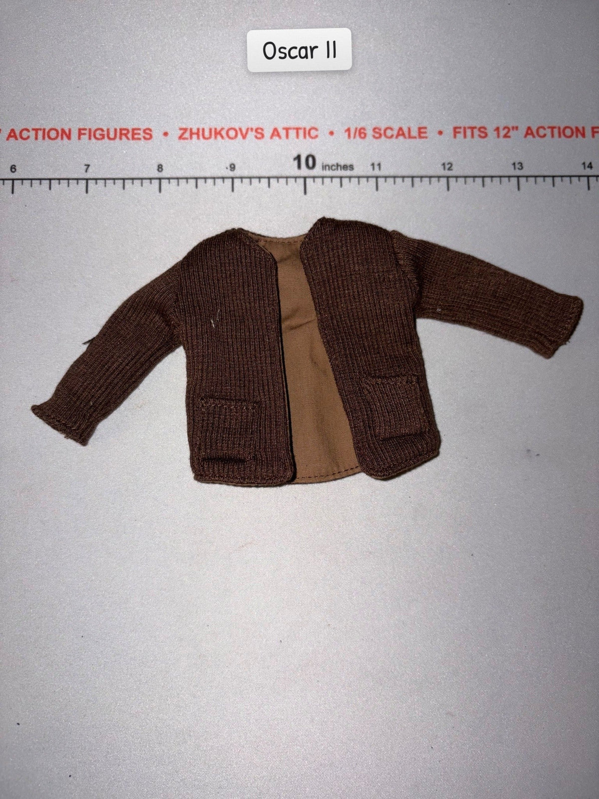 1/6 Scale Modern Era Open Front Sweater Jacket Civilian