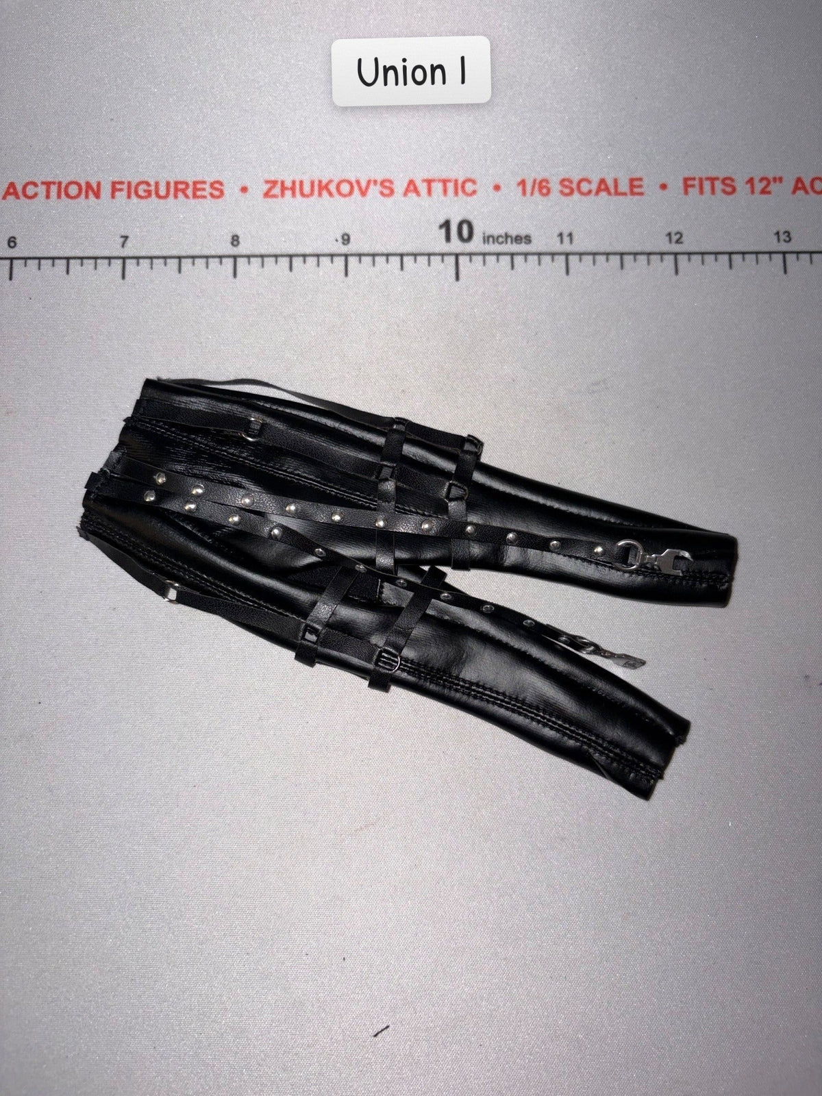 1/6 Scale Modern Leather Biker Pants