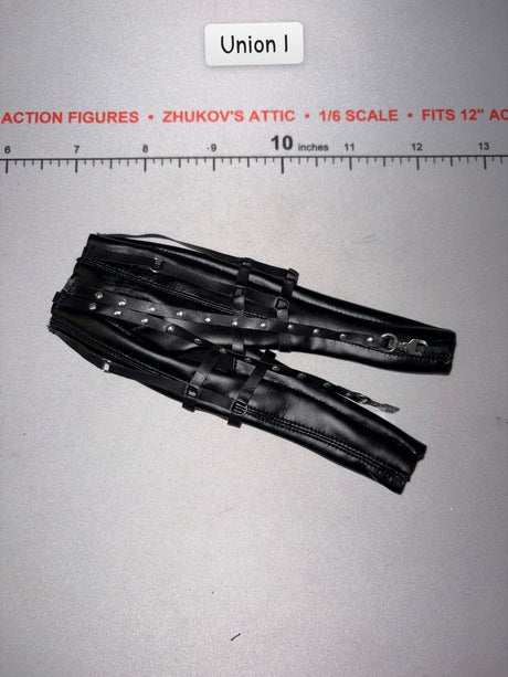 1/6 Scale Modern Leather Biker Pants