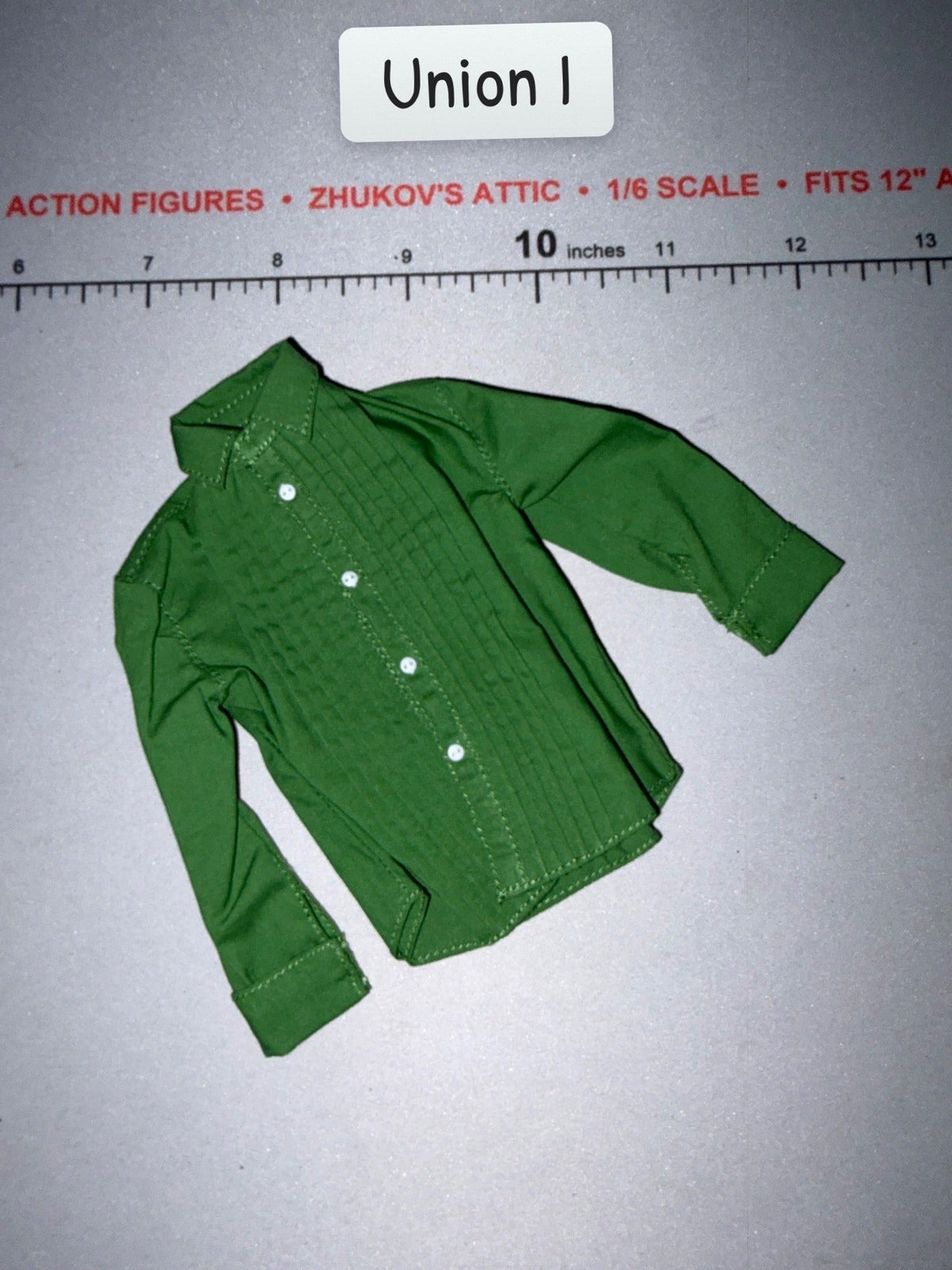 1/6 Scale Modern Era Civilian Green Dress Shirt
