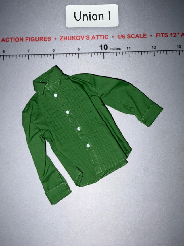 1/6 Scale Modern Era Civilian Green Dress Shirt