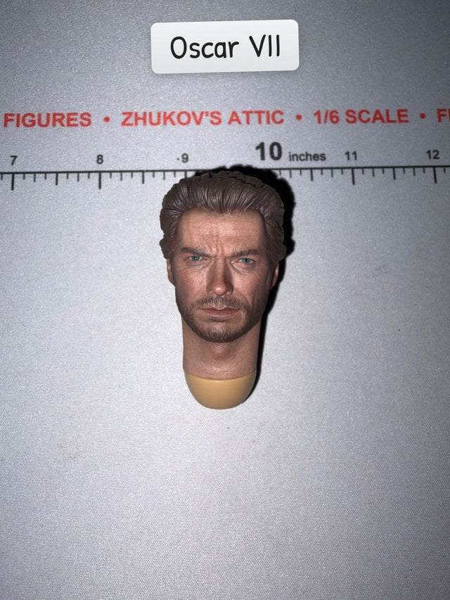 1/6 Scale Western Era Clint Eastwood Male Head Sculpt