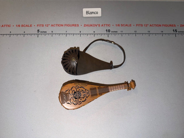 1/6 Scale Medieval Fantasy Lute with Carrying Case - Dungeons and Dragons