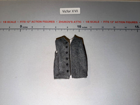1/6 Scale Western Era Civilian Grey Vest