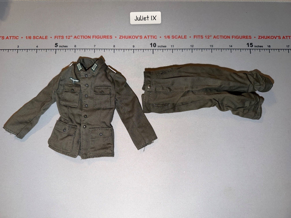 1/6 Scale WWII German Heer Uniform Jacket and Trousers Set