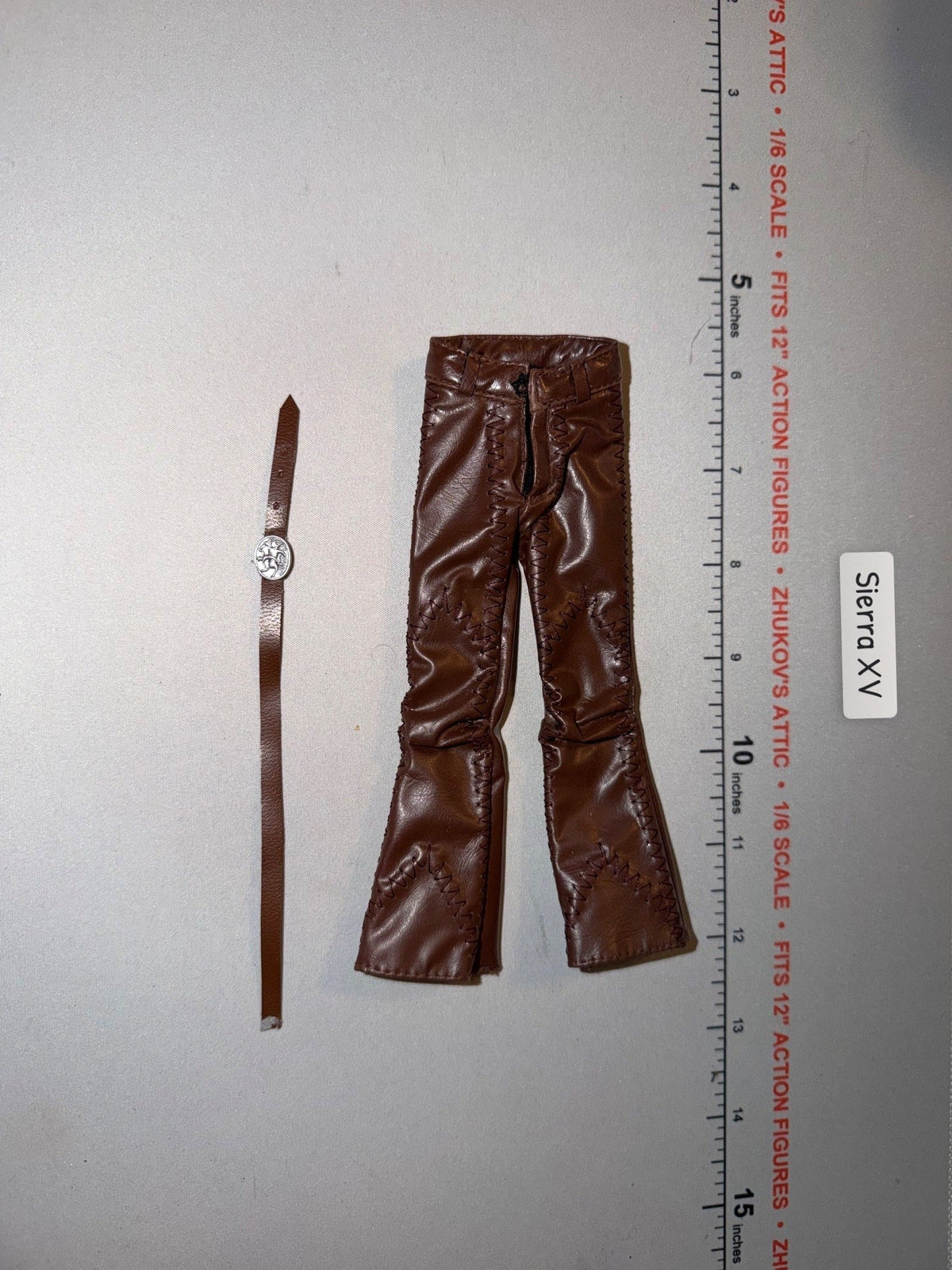 1/6 Scale Western Era Frontier Pants with Belt - Civilian