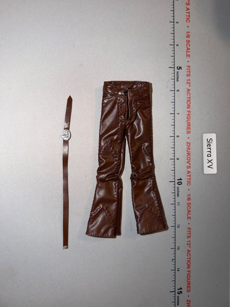 1/6 Scale Western Era Frontier Pants with Belt - Civilian