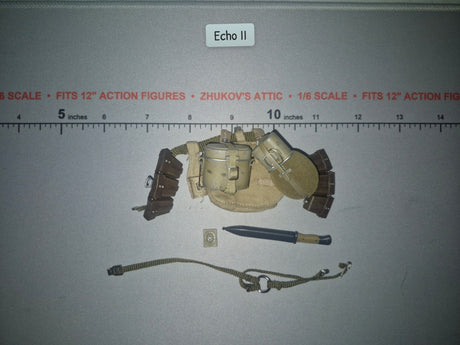 1/6 Scale WWII German Field Gear Set - Afrika Korps