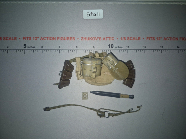 1/6 Scale WWII German Field Gear Set - Afrika Korps