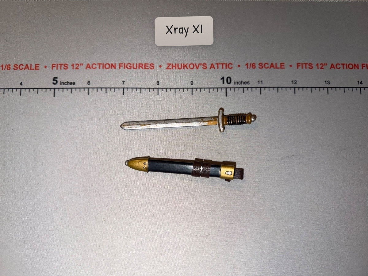 1/6 Scale Medieval Short Sword with Scabbard