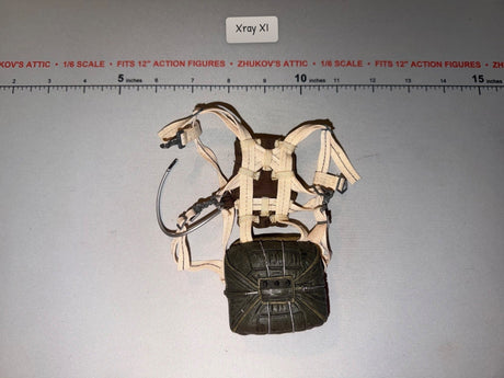 1/6 Scale WWII US Pilot Parachute Pack with Harness - Ultimate Soldier