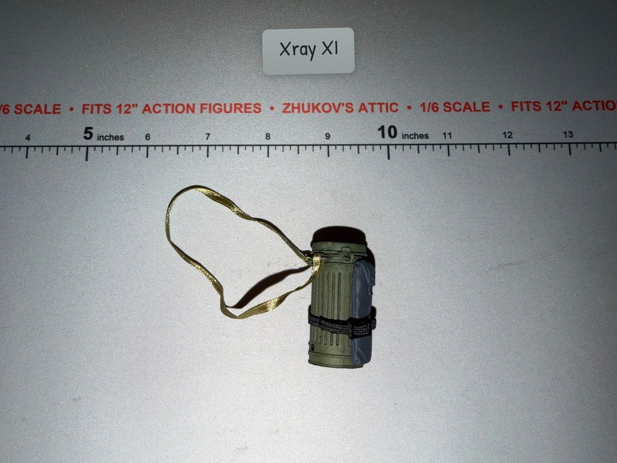 1/6 Scale WWII German Gas Mask Canister with Strap - Ultimate Soldier