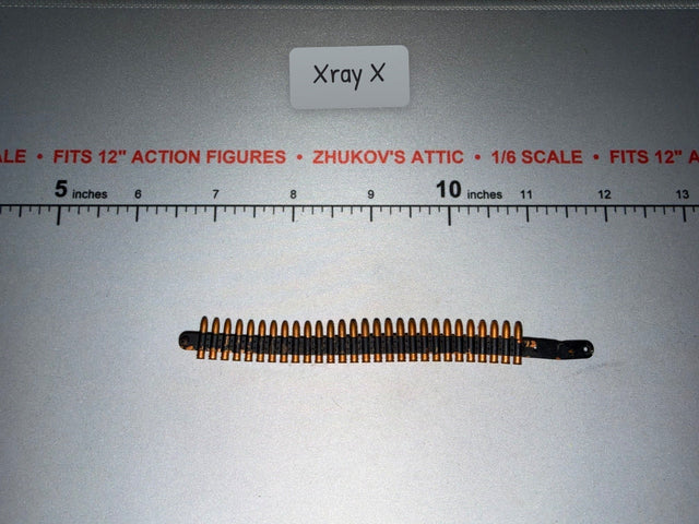 1/6 Scale WWII US Rifle Ammunition Belt Link Strip - SOTW