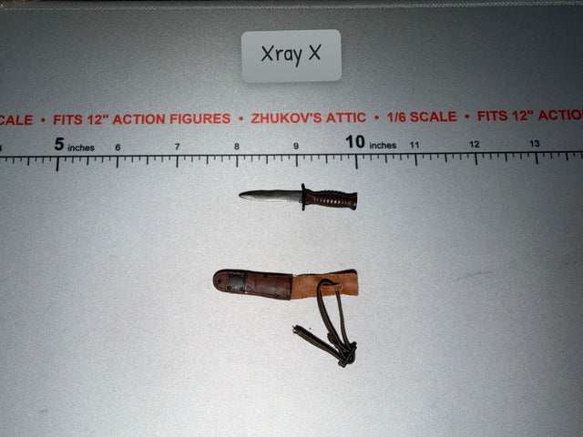 1/6 Scale WWII US M3 Fighting Knife and Sheath - Ultimate Soldier