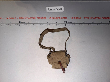 1/6 Scale WWII Russian Gas Mask Bag with Shoulder Strap