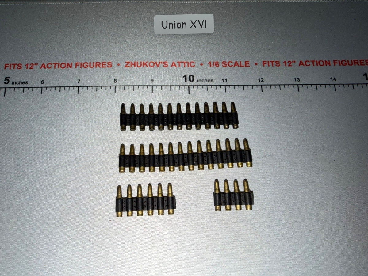 1/6 Scale WWII US Machine Gun Ammunition Belt Set