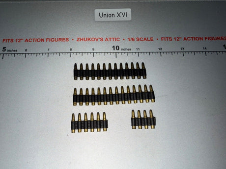 1/6 Scale WWII US Machine Gun Ammunition Belt Set