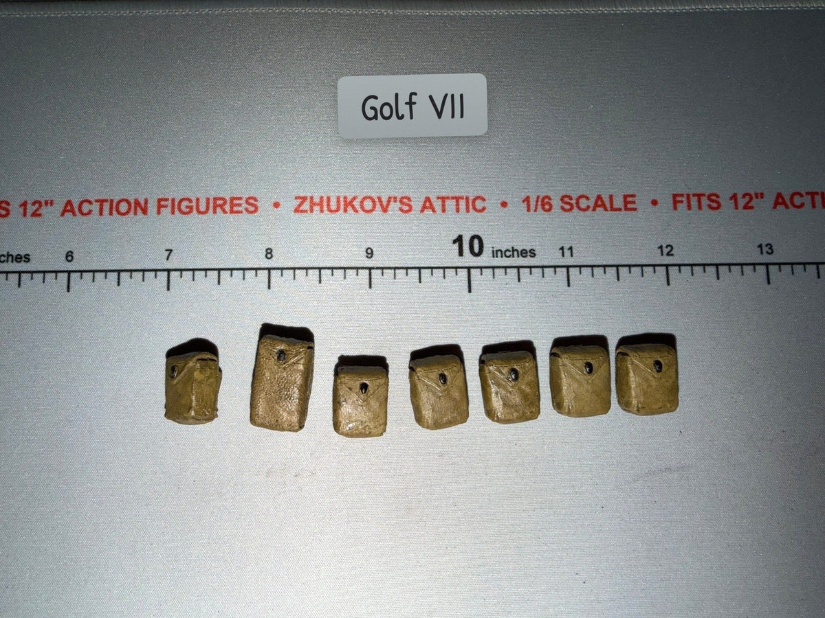 1/6 Scale WWII US Paratrooper Rigger Ammunition Pouches