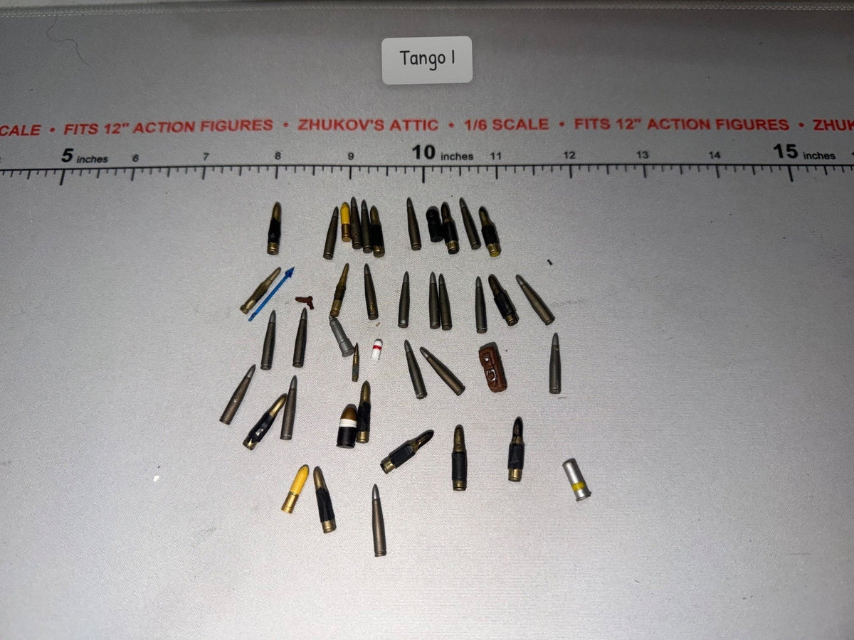 1/6 Scale Modern Mixed Era Ammunition Rounds Lot