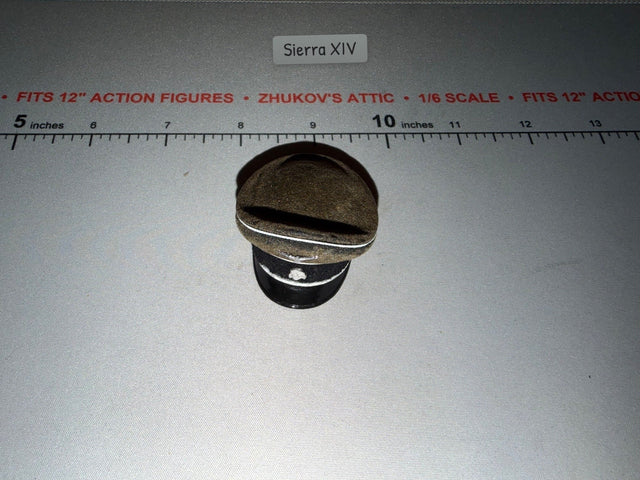 1/6 Scale WWII German Black Visor Cap - Dragon
