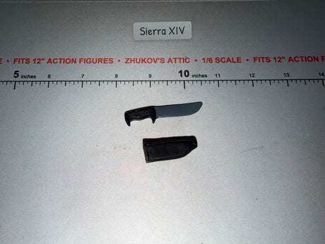 1/6 Scale Modern Era Combat Knife with Sheath - Ultimate Soldier