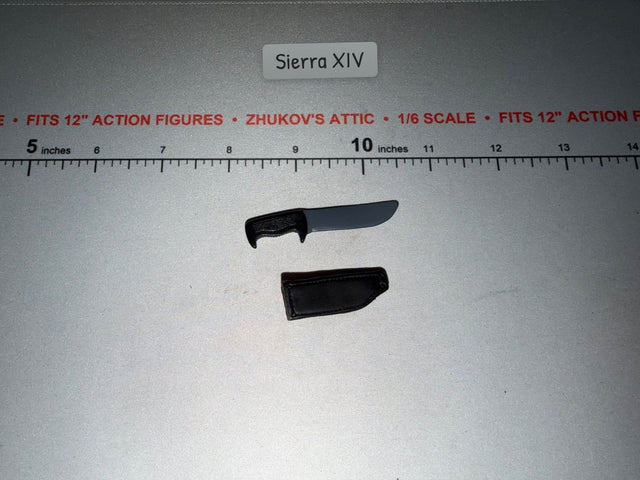 1/6 Scale Modern Era Combat Knife with Sheath - Ultimate Soldier