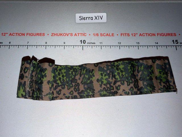 1/6 Scale WWII German Waffen Camouflage Rolled Zelt Fabric