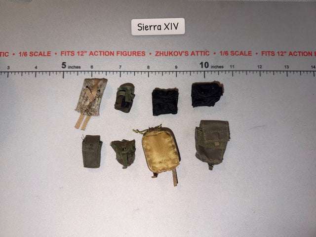 1/6 Scale Modern Era Tactical MOLLE Pouch Set