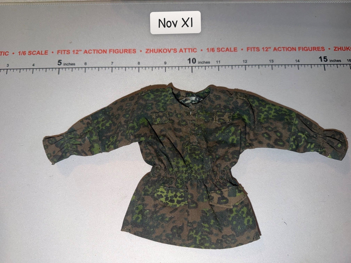 1/6 Scale WWII German Waffen Oak Leaf Camouflage Smock