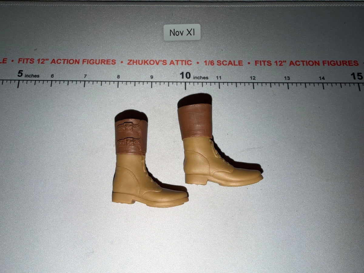 1/6 Scale WWII US Military Buckle Top Boots - SOTW
